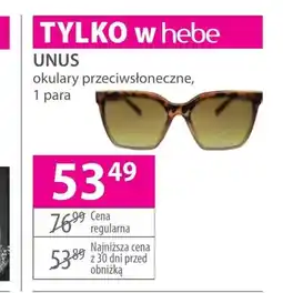 Hebe Okulary przeciwsłoneczne Unus oferta