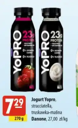MOKPOL Jogurt Yopro, stracciatella, truskawka-malina 270g oferta