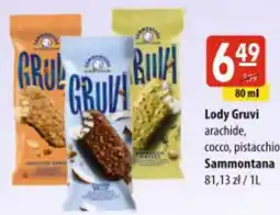 MOKPOL Lody Gruvi Sammontana 80 ml oferta