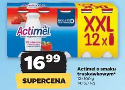 Netto Actimel o smaku truskawkowym 12×100 g oferta