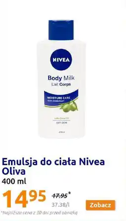 Action Emulsja do ciała Nivea Oliva 400ml oferta