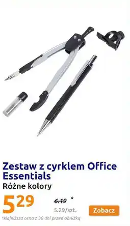 Action Zestaw z cyrklem Office Essentials oferta