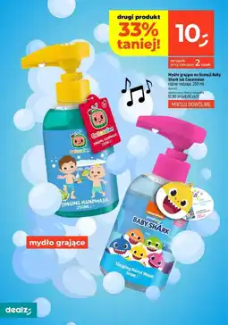 Mydło grające na licencji Baby Shark lub Cocomelon 250 ml