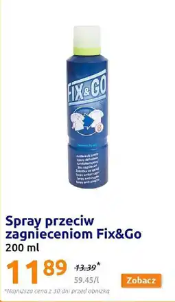 Action Spray przeciw zagnieceniom Fix&Go 200ml oferta