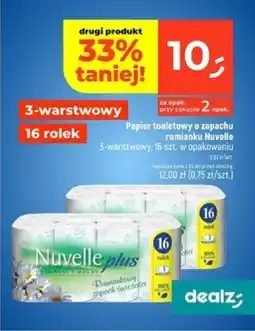 Dealz Papier toaletowy o zapachu rumianku Nuvelle 3-warstwowy, 16 szt. oferta
