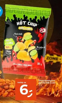 Dealz Chipsy ziemniaczane Hot Chip Chilli & Lime 80 g oferta