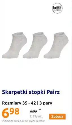 Action Skarpetki stopki Pairz 35-42 3 pary oferta