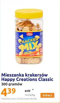 Action Mieszanka krakersów Happy Creations Classic 300g oferta