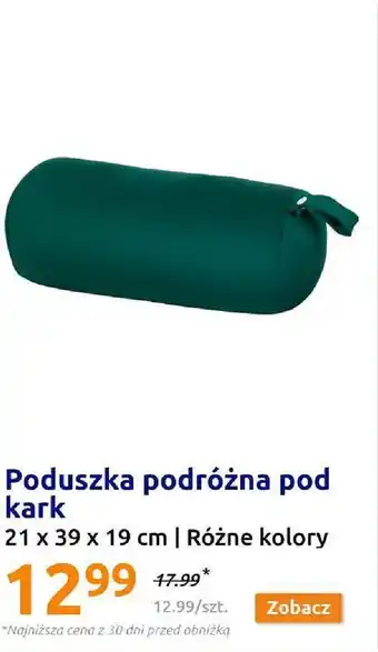 Action Poduszka podróżna pod kark 21 x 39 x 19 cm oferta