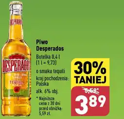 ALDI Piwo Desperados 0,4l oferta