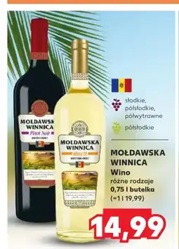 Kaufland Wino półsłodkie Mołdawska Winnica oferta