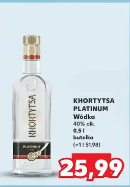 Kaufland Wódka Platinum oferta