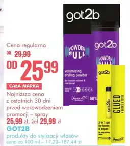 Kosmetyk do stylizacji włosów Got2b