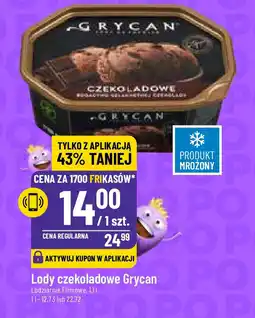 Polomarket Lody czekoladowe Grycan 1,1 l oferta