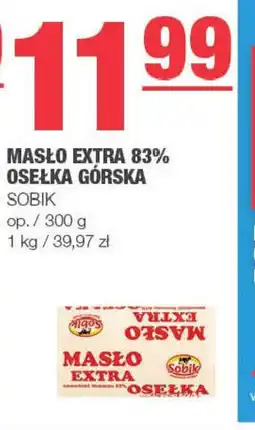EuroSPAR Masło extra 83% Oselka Górska 300gSośnik oferta