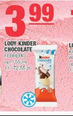 EuroSPAR Lody Kinder Chocolate Ferrero 55 ml oferta
