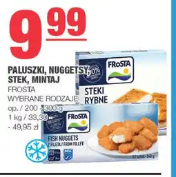 EuroSPAR Frosta Paluszki, nuggetsy, stek, mintaj 180g oferta