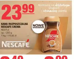 EuroSPAR Nescafé Kawa rozpuszczalna Nescafé Crema 200g oferta