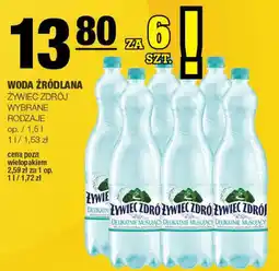 EuroSPAR Woda źródlana Żywiec Zdrój 1,5l oferta