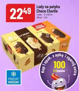 Polomarket Lody na patyku Choco Charlie 6 x 120 ml oferta