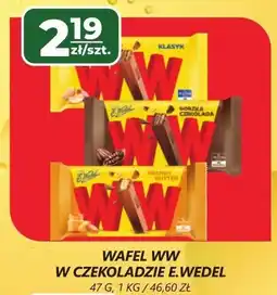 Top Market WAFEL WW W CZEKOLADZIE E.WEDEL 47g oferta