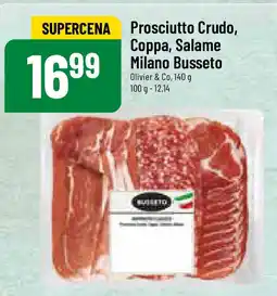 Prosciutto Crudo, Coppa, Salame Milano Busseto