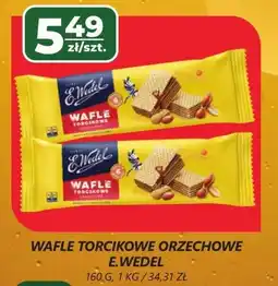 Top Market WAFLE TORCIKOWE ORZECHOWE E.WEDEL 160g oferta
