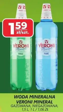 Top Market WODA MINERALNA VERONI MINERAL GAZOWANA, NIEGAZOWANA, 1,5 L oferta