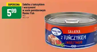 Polomarket Master Fish Sałatka z tuńczykiem i warzywami w sosie pomidorowym 160g oferta