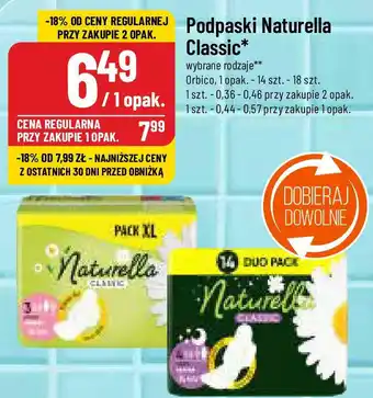 Polomarket Podpaski Naturella Classic oferta