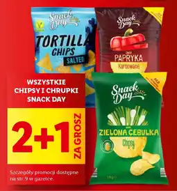 Lidl WSZYSTKIE CHIPSY I CHRUPKI SNACK DAY oferta