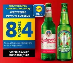 Lidl WSZYSTKIE PIWA W BUTELCE oferta