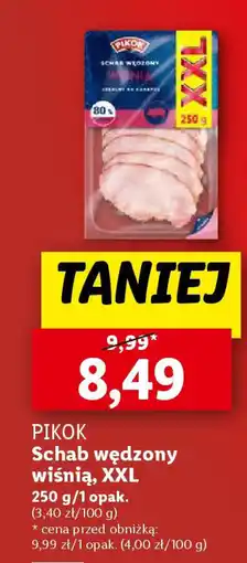 Lidl PIKOK Schab wędzony wiśnią, XXL 250 g oferta