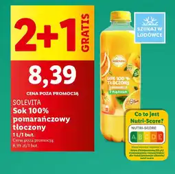 Lidl SOLEVITA Sok 100% 1 L oferta