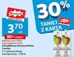Auchan Sok jabłkowy tłoczony Dolina Czerska 1l oferta