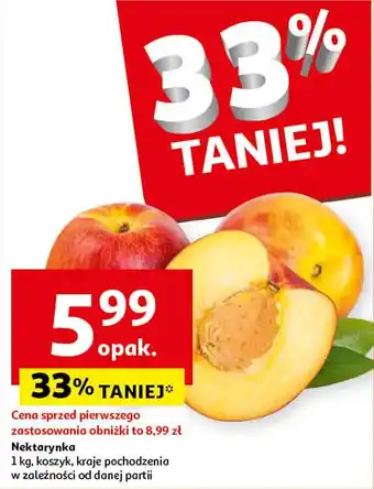 Auchan Nektarynka 1 kg oferta