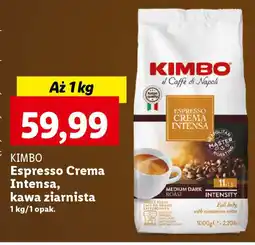 Lidl KIMBO Espresso Crema Intensa, kawa ziarnista 1 kg oferta