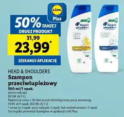 Lidl HEAD & SHOULDERS Szampon przeciwłupieżowy 500 ml oferta