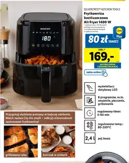 Lidl Frytkownica beztłuszczowa Air Fryer 1400 W oferta