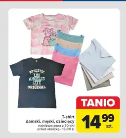 Carrefour T-shirt damski, męski, dziecięcy oferta