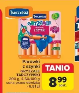 Carrefour Parówki z szynki GRYZZALE TARCZYŃSKI 200 g oferta