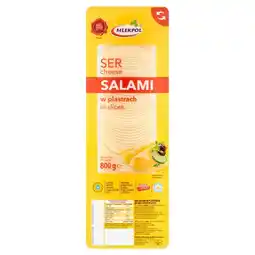 Netto Mlekpol Ser salami w plastrach 800 g oferta