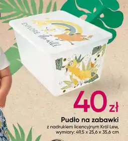 Pepco Pudło na zabawki 49,5 x 25,6 x 35,6 cm oferta