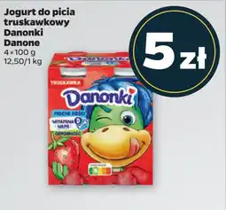 Netto Jogurt do picia truskawkowy Danonki 4 × 100 g oferta