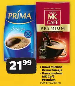 Netto Kawa mielona Prima Finezja / Kawa mielona MK Café Premium 500 g oferta