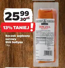 Netto Boczek wędzony surowy Stół Sołtysa 1 kg oferta
