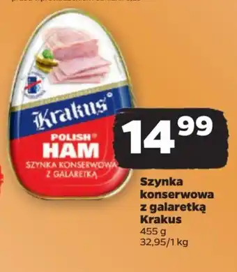Netto Szynka konserwowa z galaretką Krakus 455 g oferta