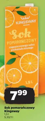 Netto Sok pomarańczowy Kingsway 1,5 l oferta