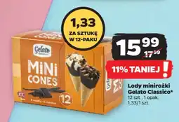 Netto Lody minirożki Gelato Classico 12 szt. oferta