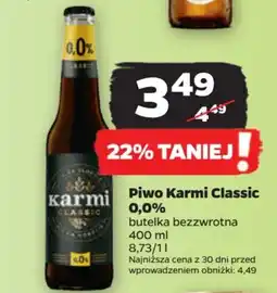 Netto Piwo Karmi Classic 0,0% 400 ml oferta